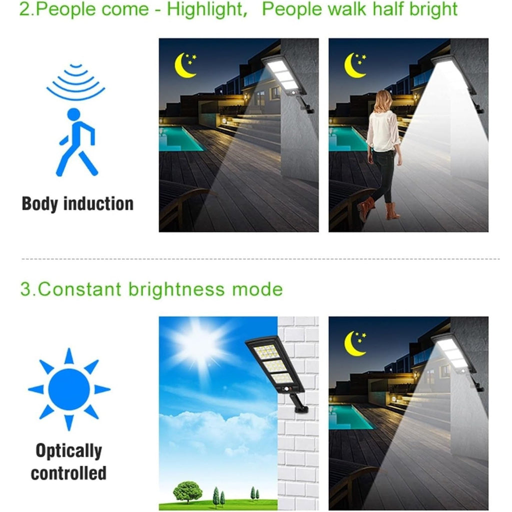 LED Solar Outdoor Light with Remote