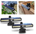 Portable Solar Fence Lights (2 Pack)