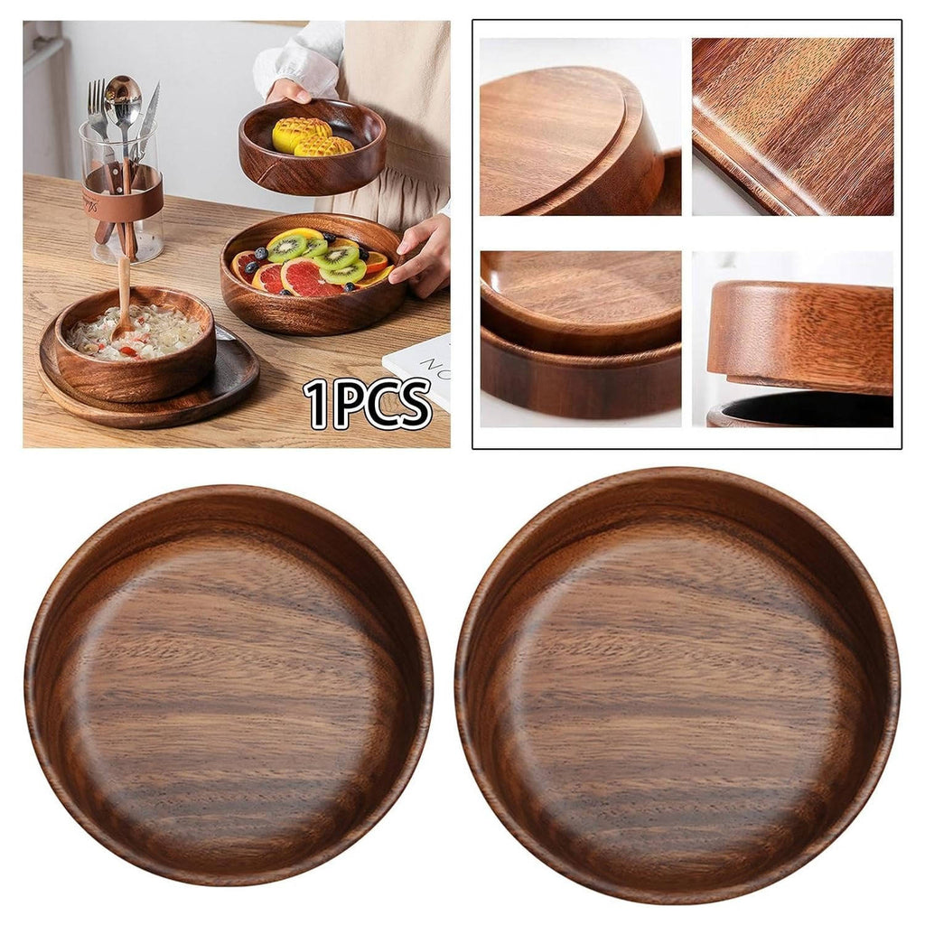 Walnut Wood Serving Bowl