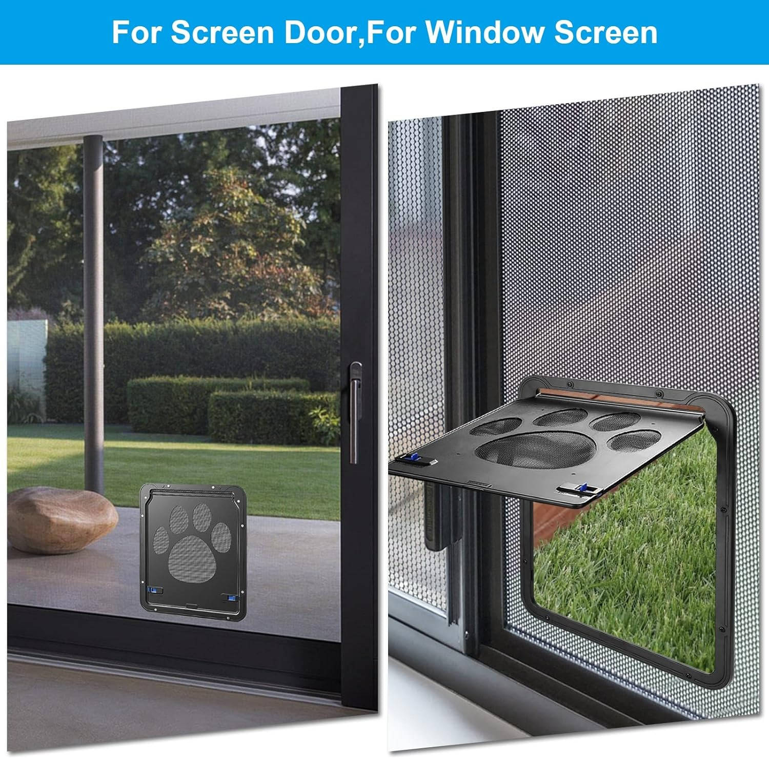 Pet Screen Door for Dogs & Cats
