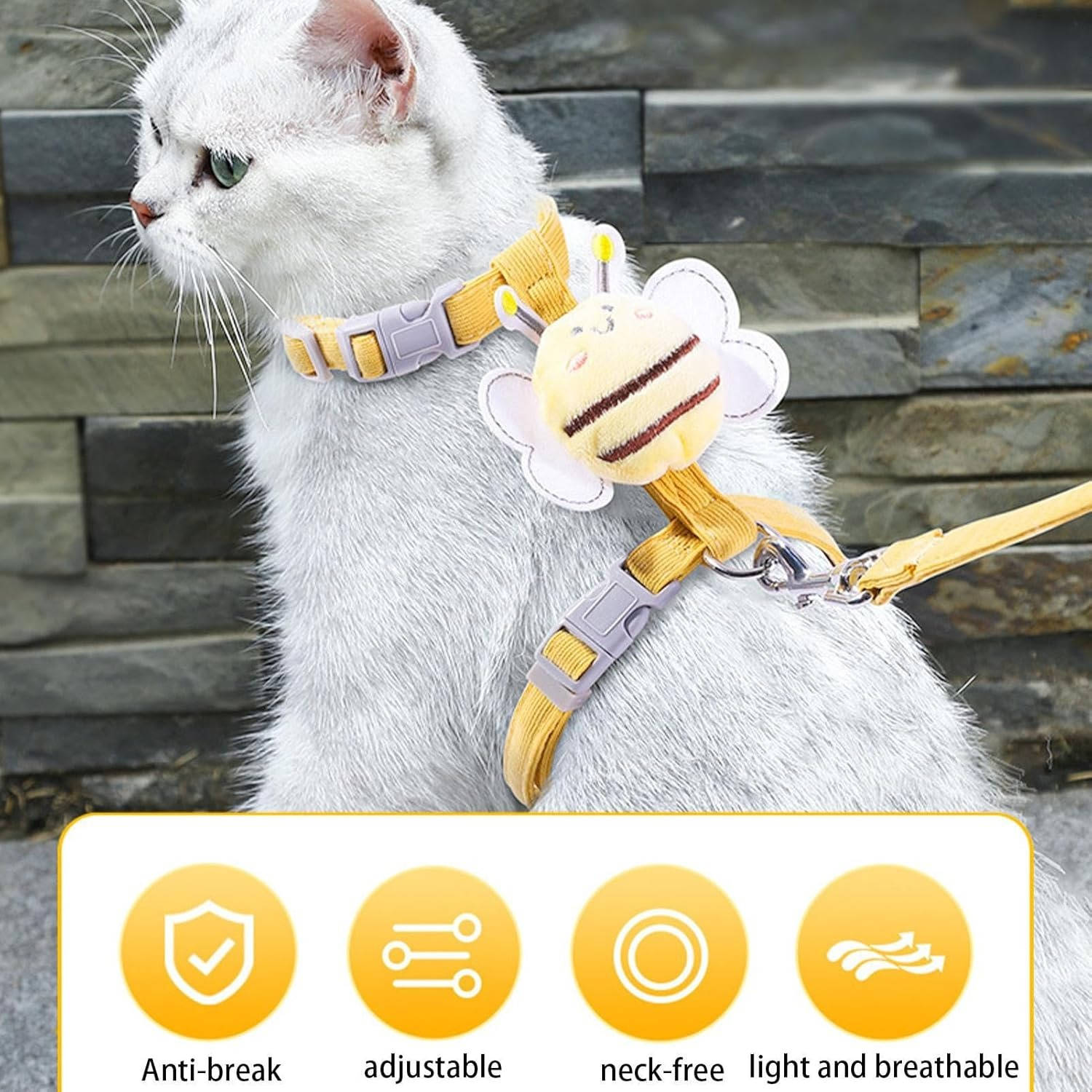Cat Collar and Harness Set