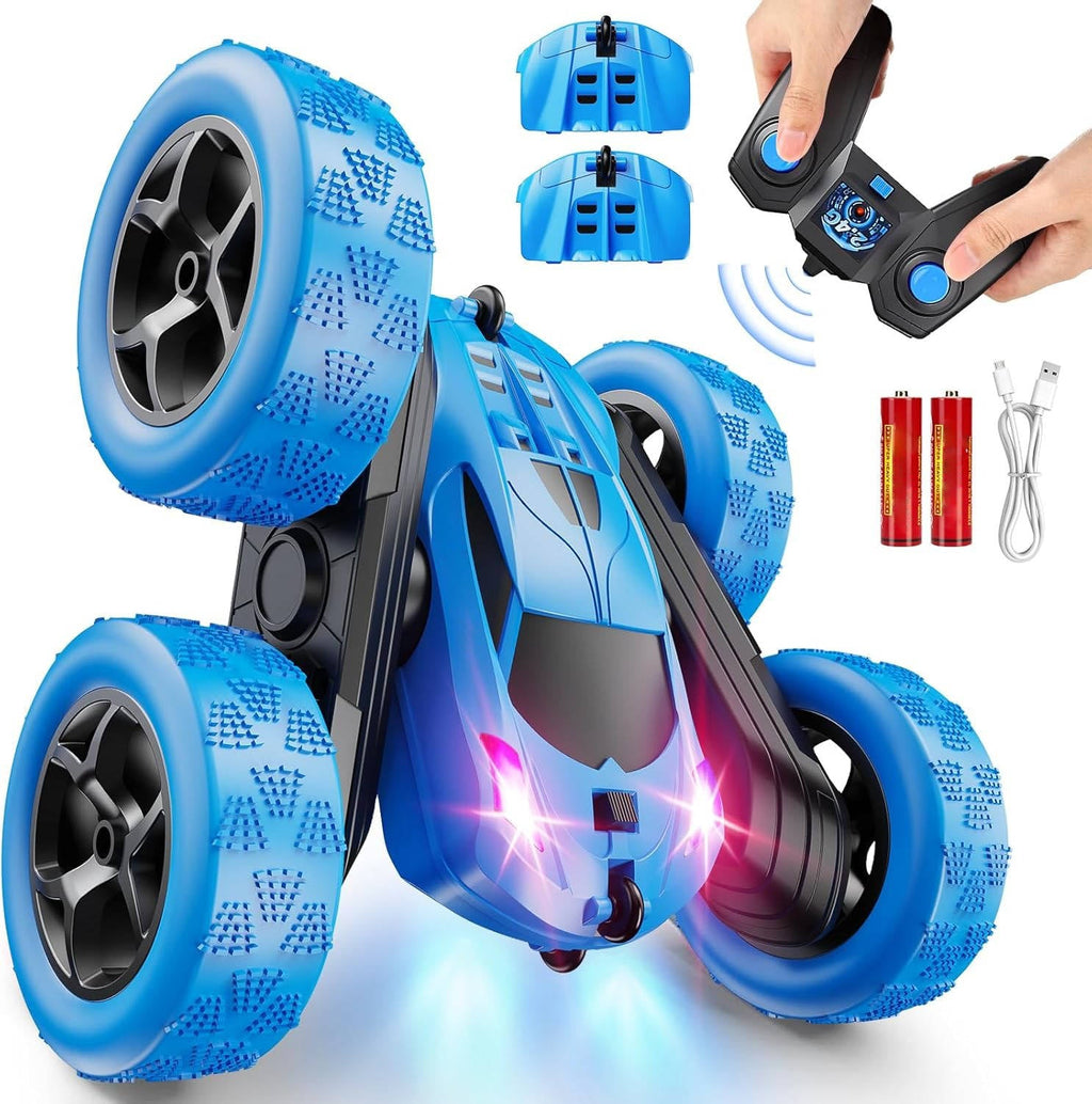 RC Stunt Car with LED Lights & 360 Flips
