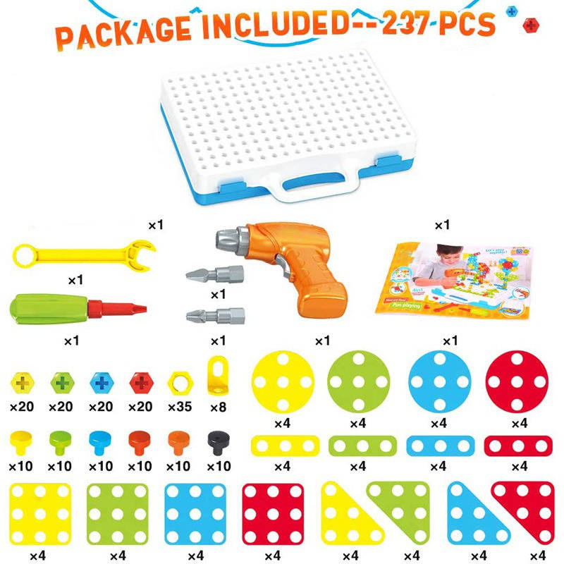 237 Pcs Building Toys for Kids