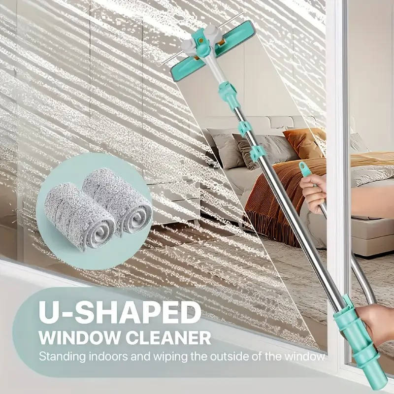 Telescopic Long-Handle Window Cleaner Brush