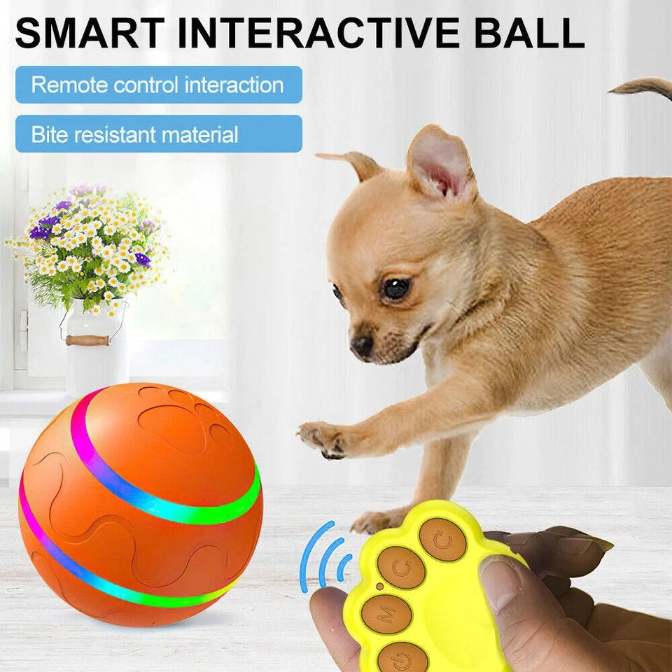 Interactive Remote Control Dog Ball Toy