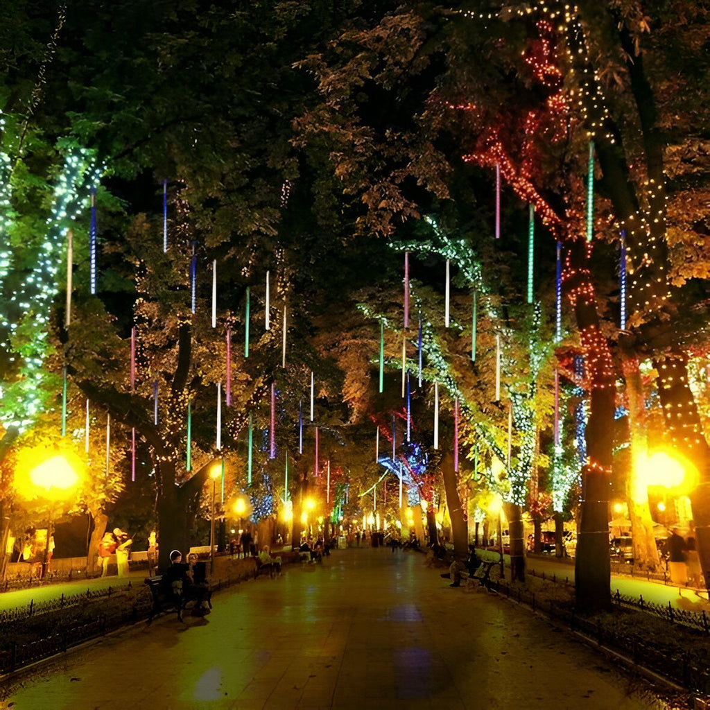Snowfall Garland Lights (Set of 8)