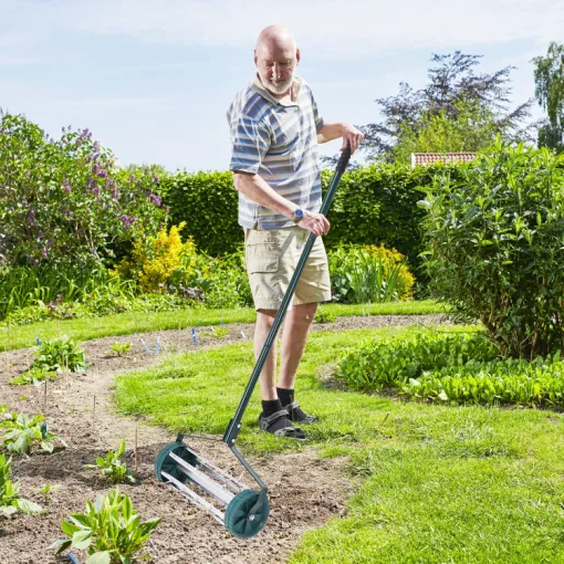 Heavy-Duty Manual Lawn Spike Aerator