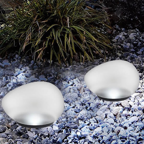 Solar Pebble LED Landscape Light