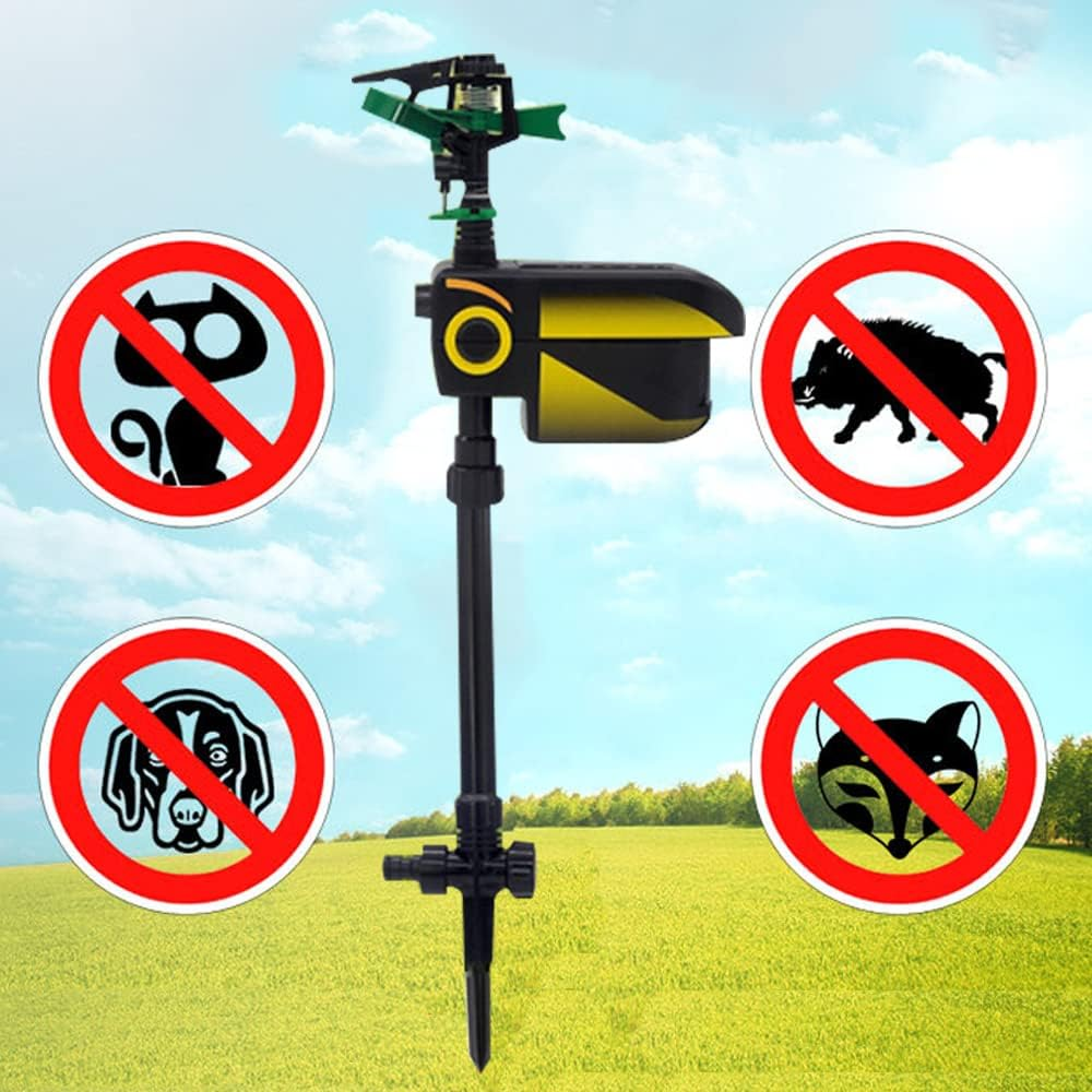 Motion-Activated Animal Repellent Sprinkler