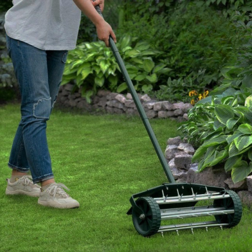 Heavy-Duty Manual Lawn Spike Aerator