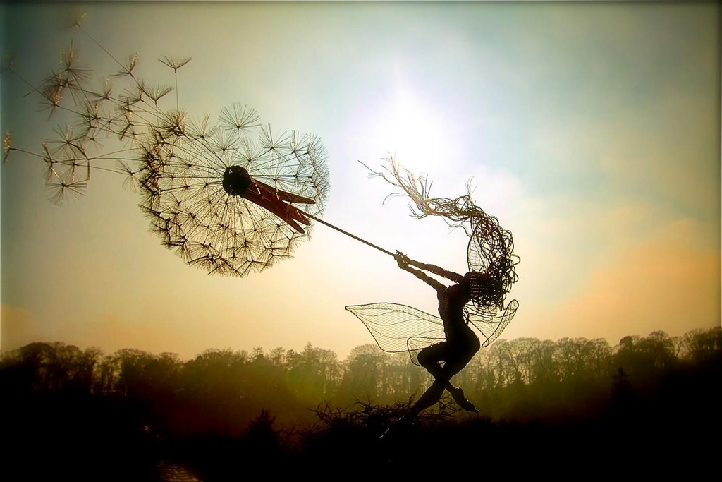 Fairy & Dandelion Garden Stakes