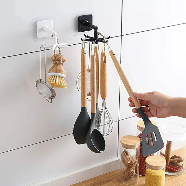 360° Rotating Self-Adhesive Hook