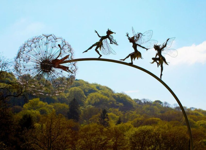 Fairy & Dandelion Garden Stakes