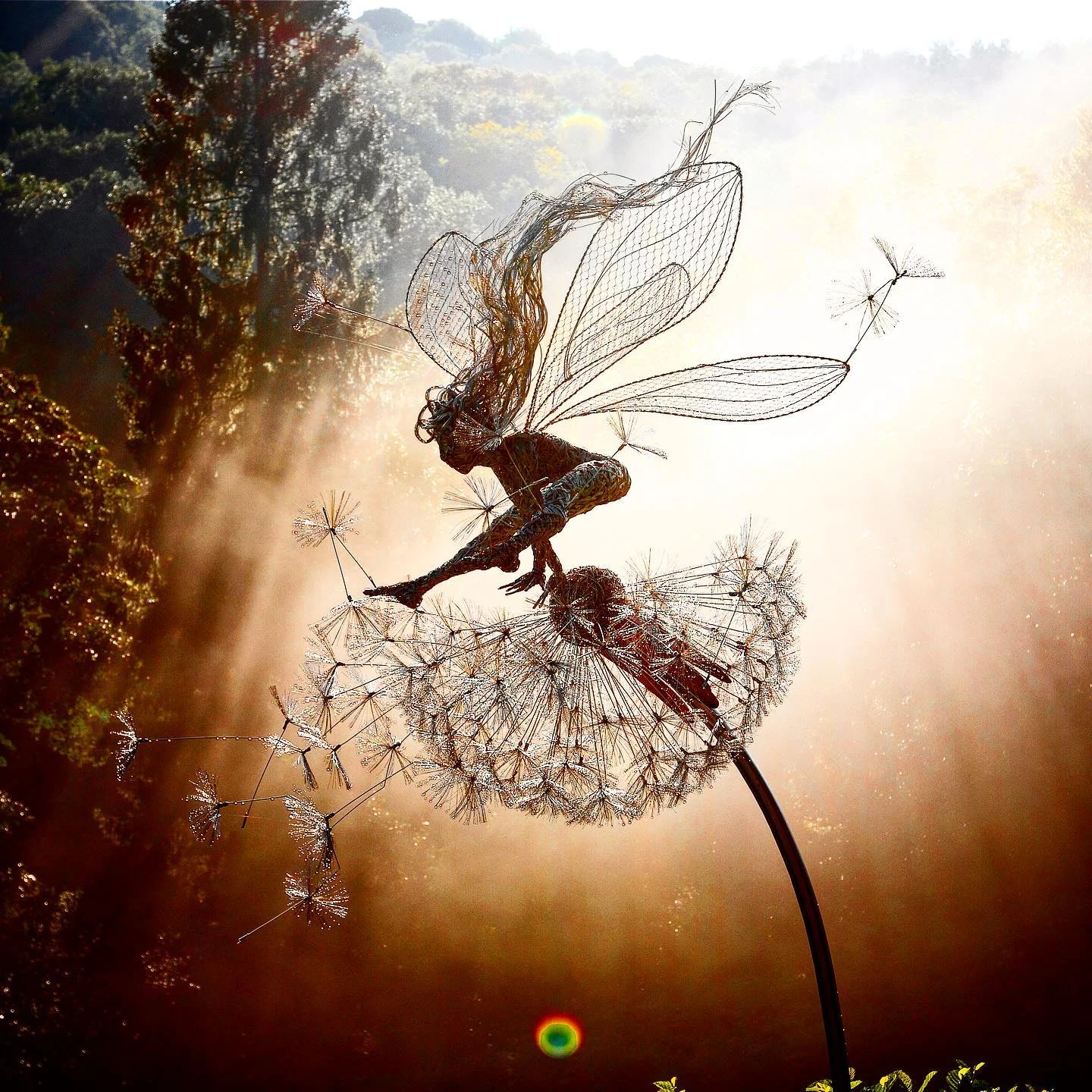 Fairy & Dandelion Garden Stakes