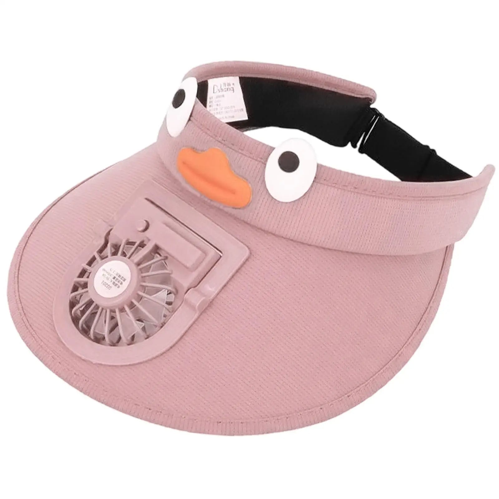 Kids Sun Visor Hat with Cooling Fan