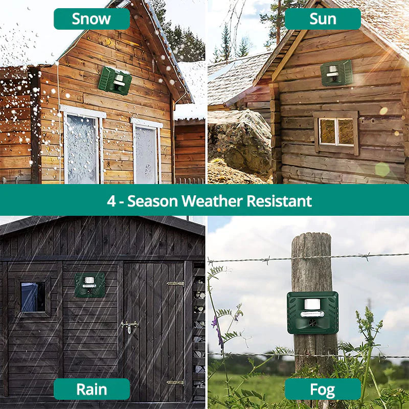 Solar Ultrasonic Woodpecker Repeller