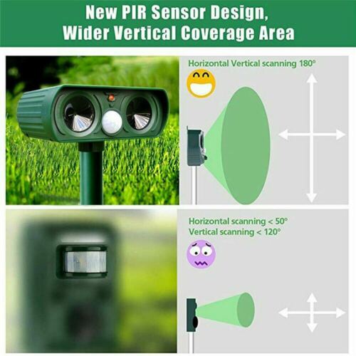 Solar Ultrasonic Animal Repeller