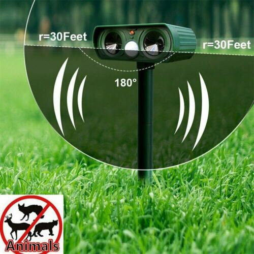 Solar Ultrasonic Animal Repeller