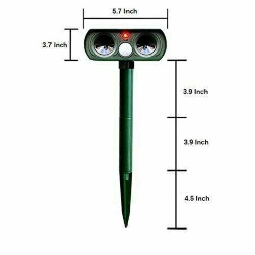 Solar Ultrasonic Animal Repeller