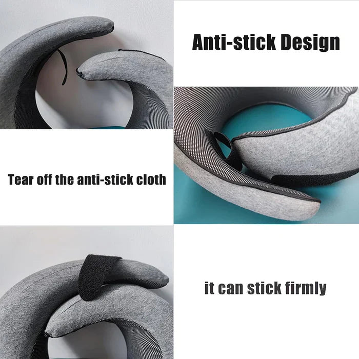 Snail Style Memory Foam Travel Curved Neck Pillow