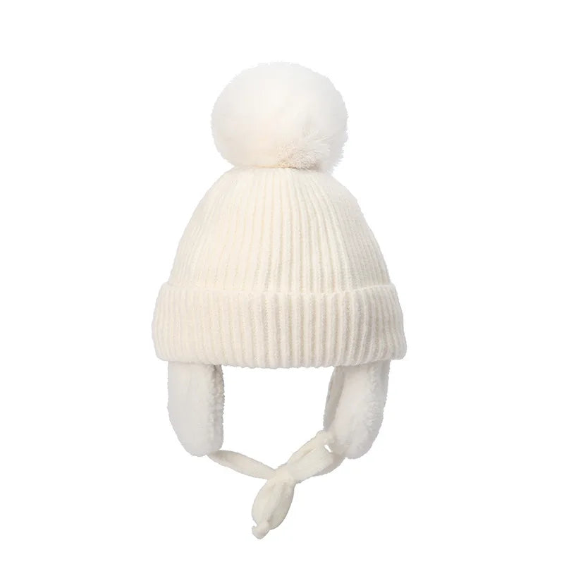Kids Knit Beanie with Earflaps