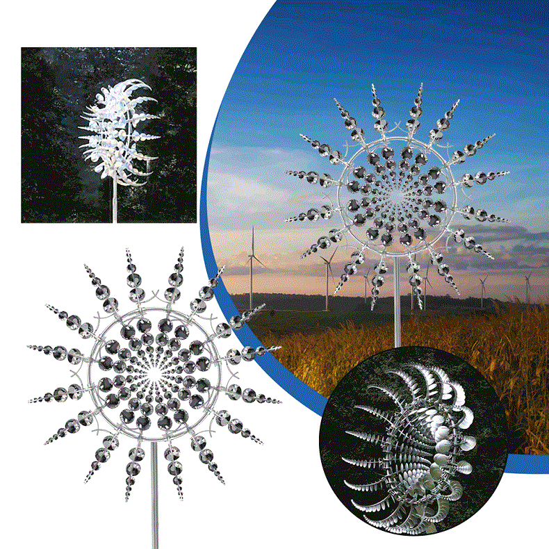 Anti-Rust Metal Wind Spinner