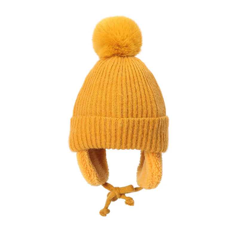 Kids Knit Beanie with Earflaps